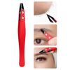 Пинцет для бровей, многоразовый для удаления волос, красный цвет, практичный пинцет для удаления волос на лице, зажим для удаления волос для женщин