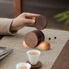 Snail Coaster Set of 5 Wooden Cup Mat Snail Shaped Decoration Heat Resistant Drink Coasters for Table Protection Home Decor