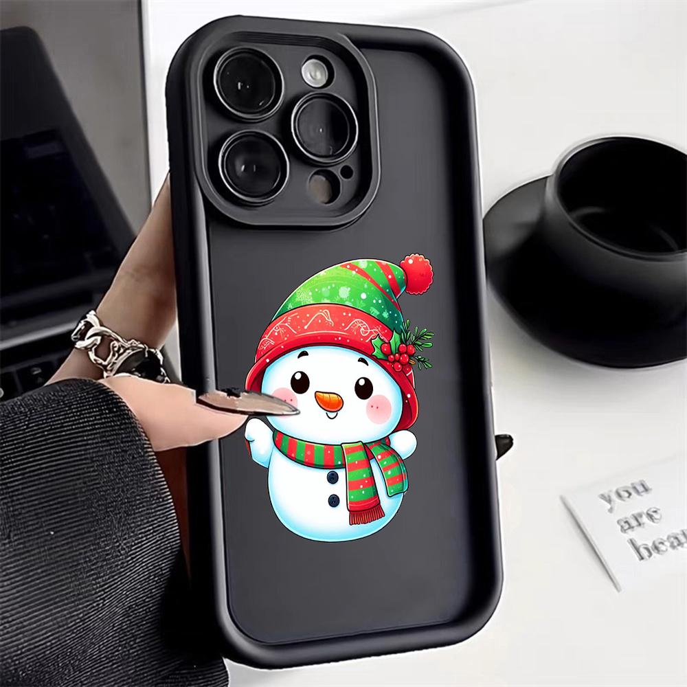 N98 С Новым годом, Рождеством, мягкие чехлы для телефонов с ангельскими глазками для Xiaomi 11 Lite 5G NE 14T 13T Redmi note 13 12 11 10 9 Pro 13C A3, противоударный чехол