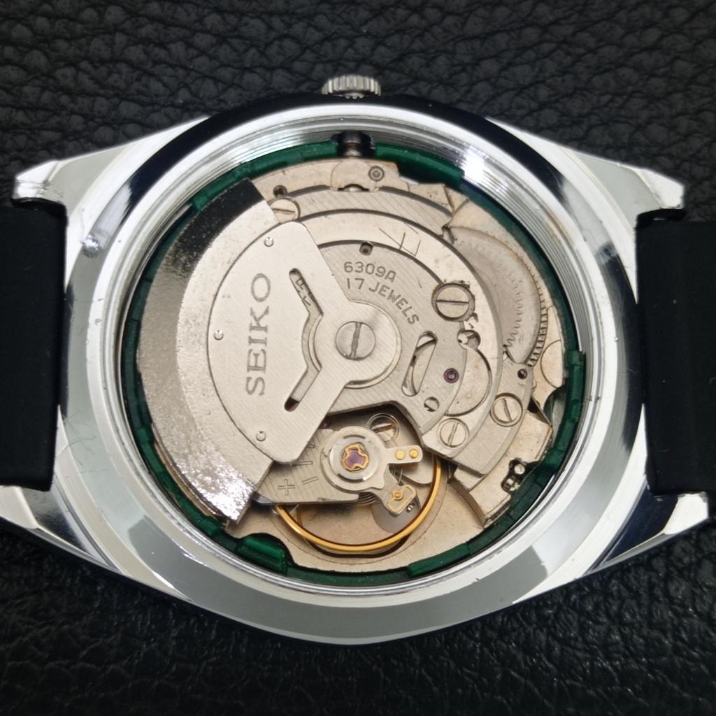 ЯПОНСКИЕ ВИНТАЖНЫЕ ОТРЕМОНТИРОВАННЫЕ МУЖСКИЕ АВТОМАТИЧЕСКИЕ ЧАСЫ SEIKO 5 6309A БЕЛЫЕ a442589-1