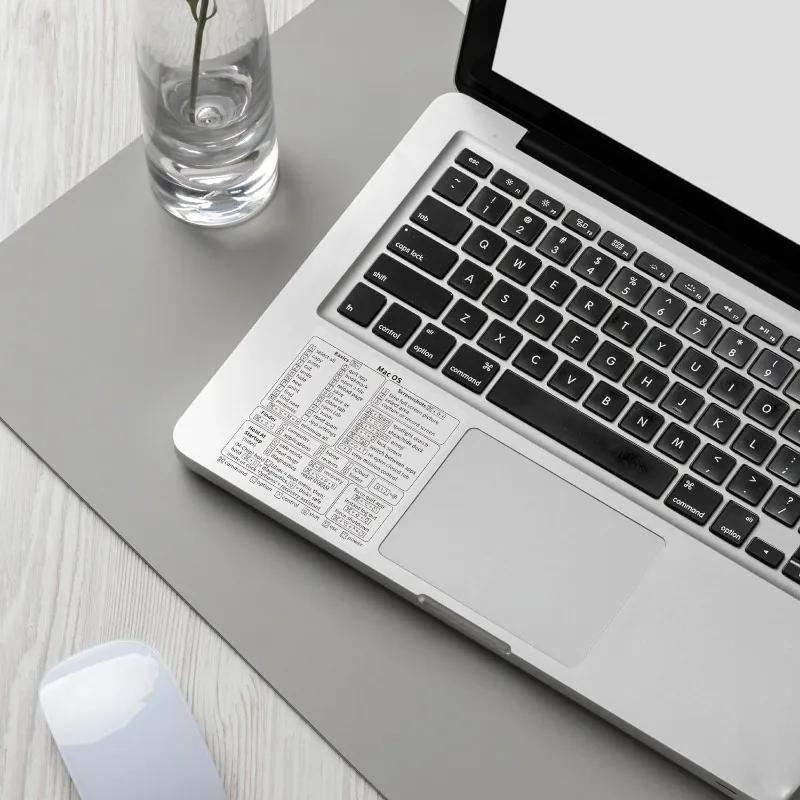Для Mac Windows Наклейки с горячими клавишами Word Excel Прозрачные наклейки Графика букв Защитная наклейка для ноутбука Быстрая навигация