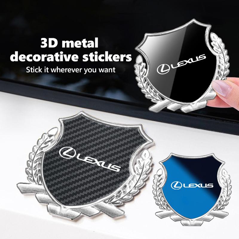 Для Lexus 3D Металлические Наклейки на Бок Кузова и Багажник, Значок, Шильдик, Аксессуары RX350 IS300 ES250 ES200 ES330 ES350 IS250 GS300
