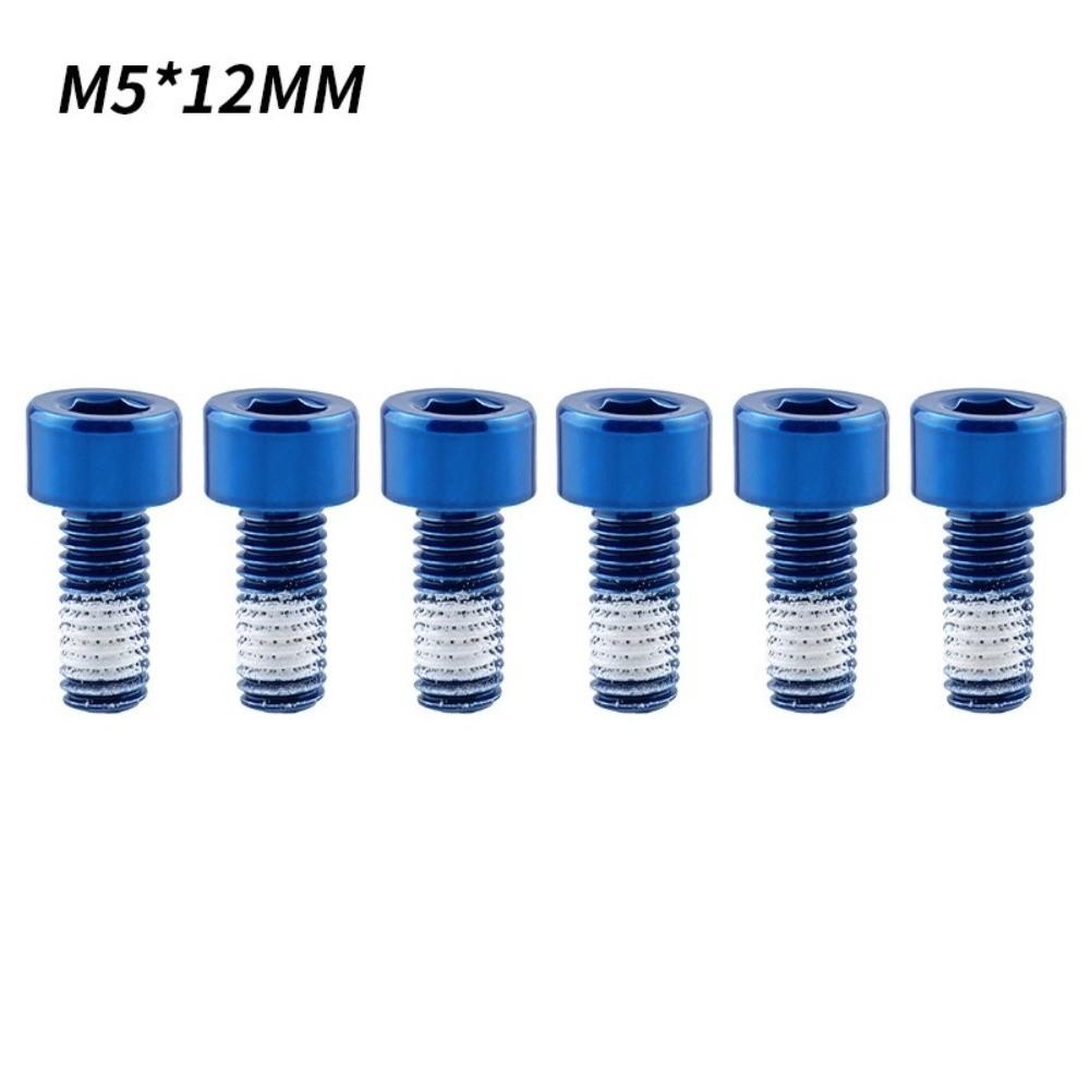 M5×12mm Water Bottle Cage Bolts Ultra-Light Bike Holder Bolts Bike Bottle Cage Screws Bicycle