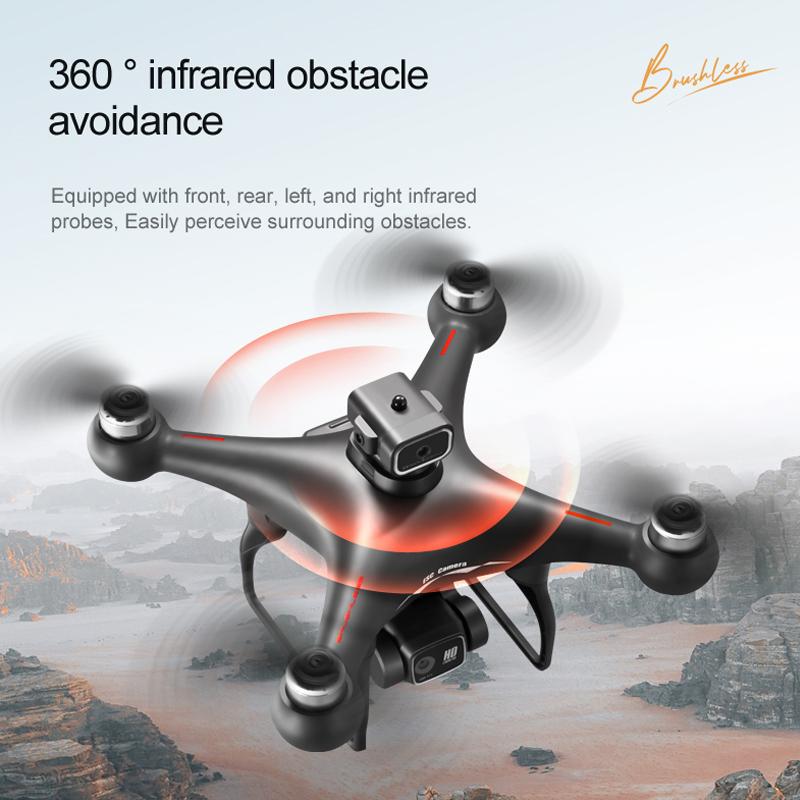 S116 MAX Дрон WIFI FPV Профессиональный 5G HD Двойная ESC Камера Оптический поток Бесколлекторный 360° Обход препятствий RC Дрон Игрушки