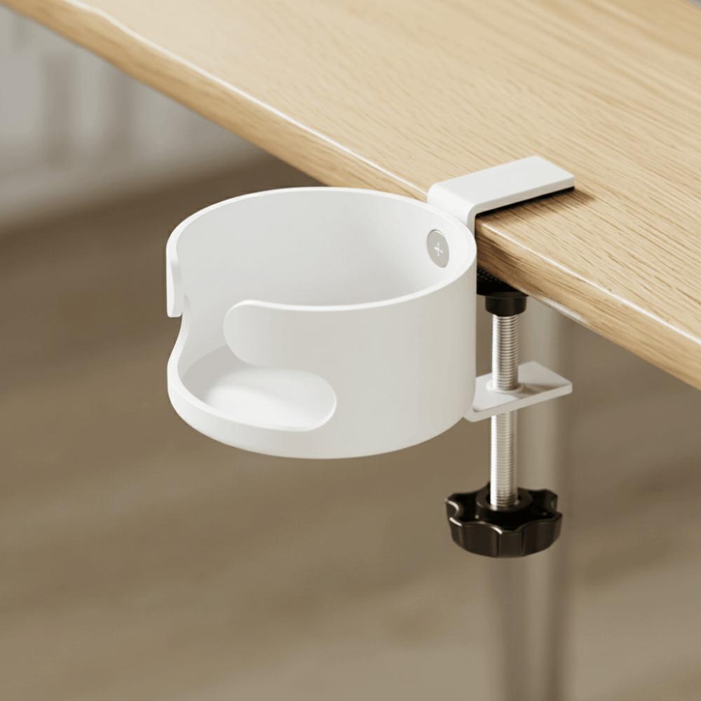 Universal Desktop Cup Holder Adjustable Desk Cup Holder Drink Mount Table Edge Holder Office