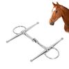 Ring Style Full Cheek Bit Jointed Design Horse Mouth Bit Horse Snaffle Bit  Equestrian Training
