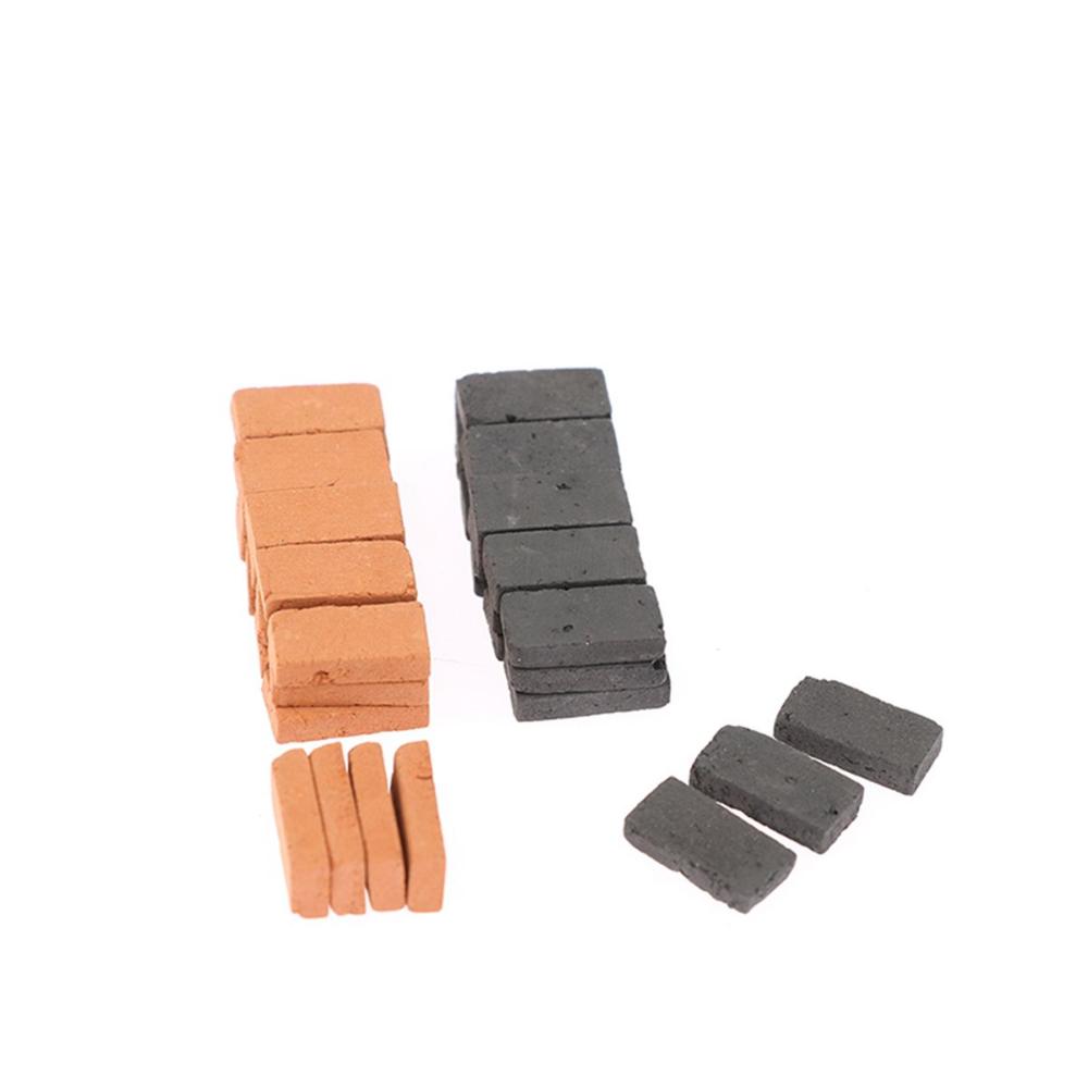 50pcs Clay Decorations Landscaping Tiny Ornament Mini Figurine Miniatures Mini Bricks