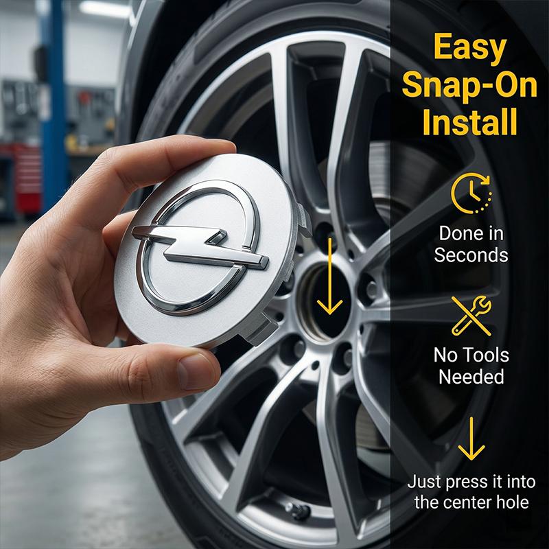AAAYQ1 4Pcs 60mm Premium Logo Wheel Covers Wheel Center Hub Caps For Opel Astra j g Insignia Corsa d Vectra c Zafira a Auto Gadgets