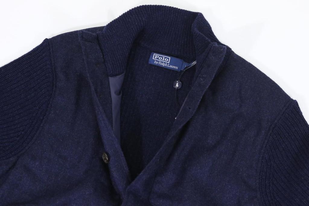 POLO RALPH LAUREN Kainock Вязаная Стеганая Размер Синий Индиго Мужская Куртка, XL, (Код товара 01010108)