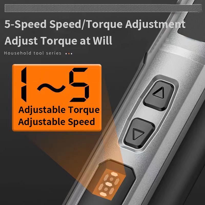Набор прецизионных электрических отверток 41 в 1, беспроводной инструмент для ремонта со светодиодной подсветкой, 5 настроек крутящего момента для инструментов для домашнего ремонта своими руками