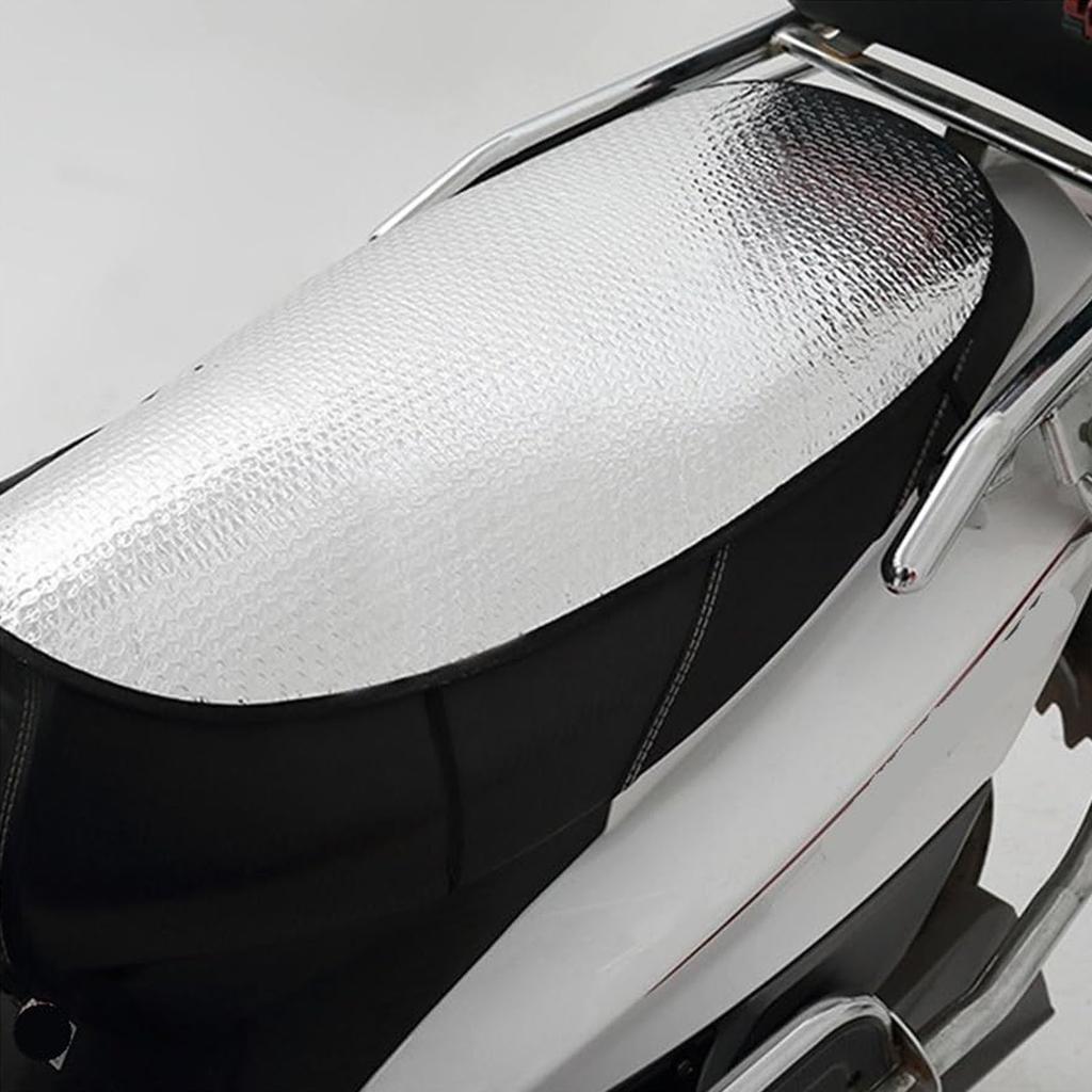 Подушка сиденья - Чехол сиденья Мотоцикл Защитный чехол подушки сиденья с теплоизоляцией от солнца