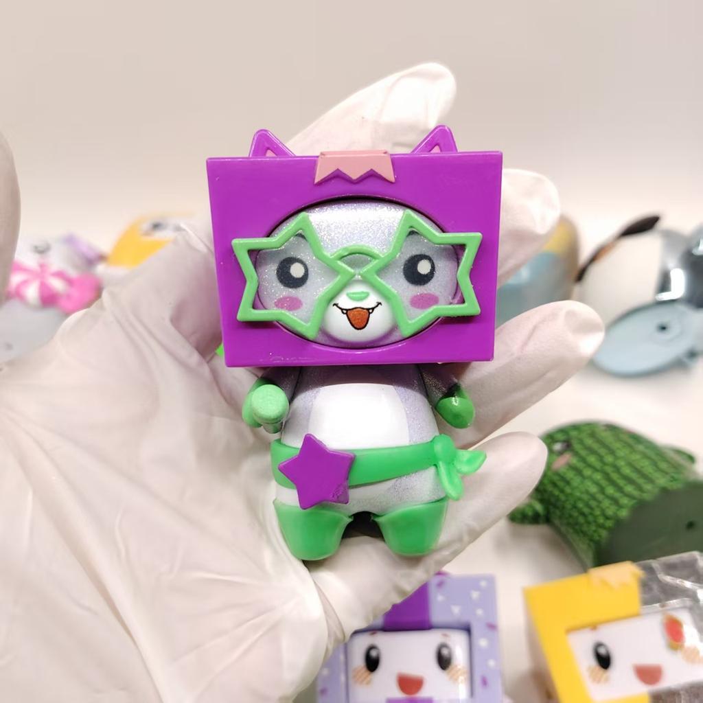 1 шт. 5-8 см Оригинальная фигурка Lankybot Прекрасная коллекция Ультра Редкое Издание Мини-фигурки Игрушки Золотой Робот Дети Девочки Лучшие Подарки Безопасно для Детей Развлекательные