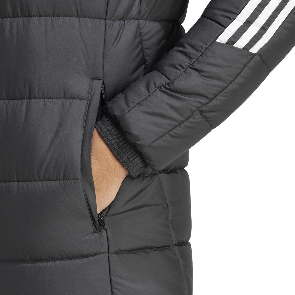 Adidas Soccer Jacket Tilo 24 Long Padded Coat Men's HAR65 Black/White (IJ7389) XS