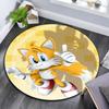 Tails Collection,Round Area Rug,Carpet Rug for Living Room Bedroom Sofa Playroom Decor,Non-slip Floor Mat
