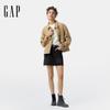 Gap Women's Spring Button Pocket Cotton Lapel Work Jacket