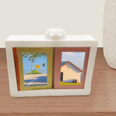 Вращающаяся фоторамка 3D-печать Фотокарусель Вращение и перелистывание страниц Держатель для фотографий Настольное украшение для демонстрации и организации фотографий