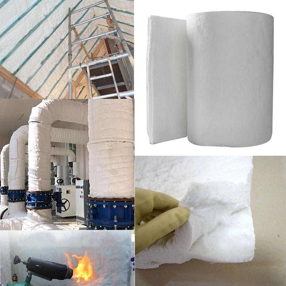 High Temperature Ceramic Fiber Blanket, 1260°C(2300°F) Fireproof Refractory Insulation Blanket