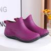 COZOK New Women's Waterproof Rain Boots Outdoor Non-Slip Casual PVC Women's Rain Boots Fashion All-match Warm Rubber Boots 36-40