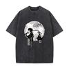 SAMURAI CHAMPLOO Свободные укороченные футболки с коротким рукавом в уличном стиле