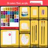 Montmartre 75ml Waterproof Non-Fading Acrylic Paint Set: Perfect for Children’s Textiles and Art Projects, Sunscreen Formula