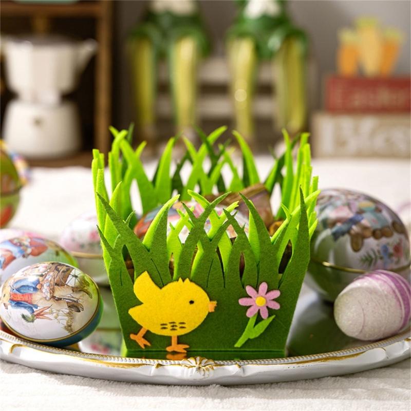 Яркая пасхальная корзина из нетканого материала с красивым рисунком. Идеально подходит для семейных встреч и школьных мероприятий. Легко чистить.