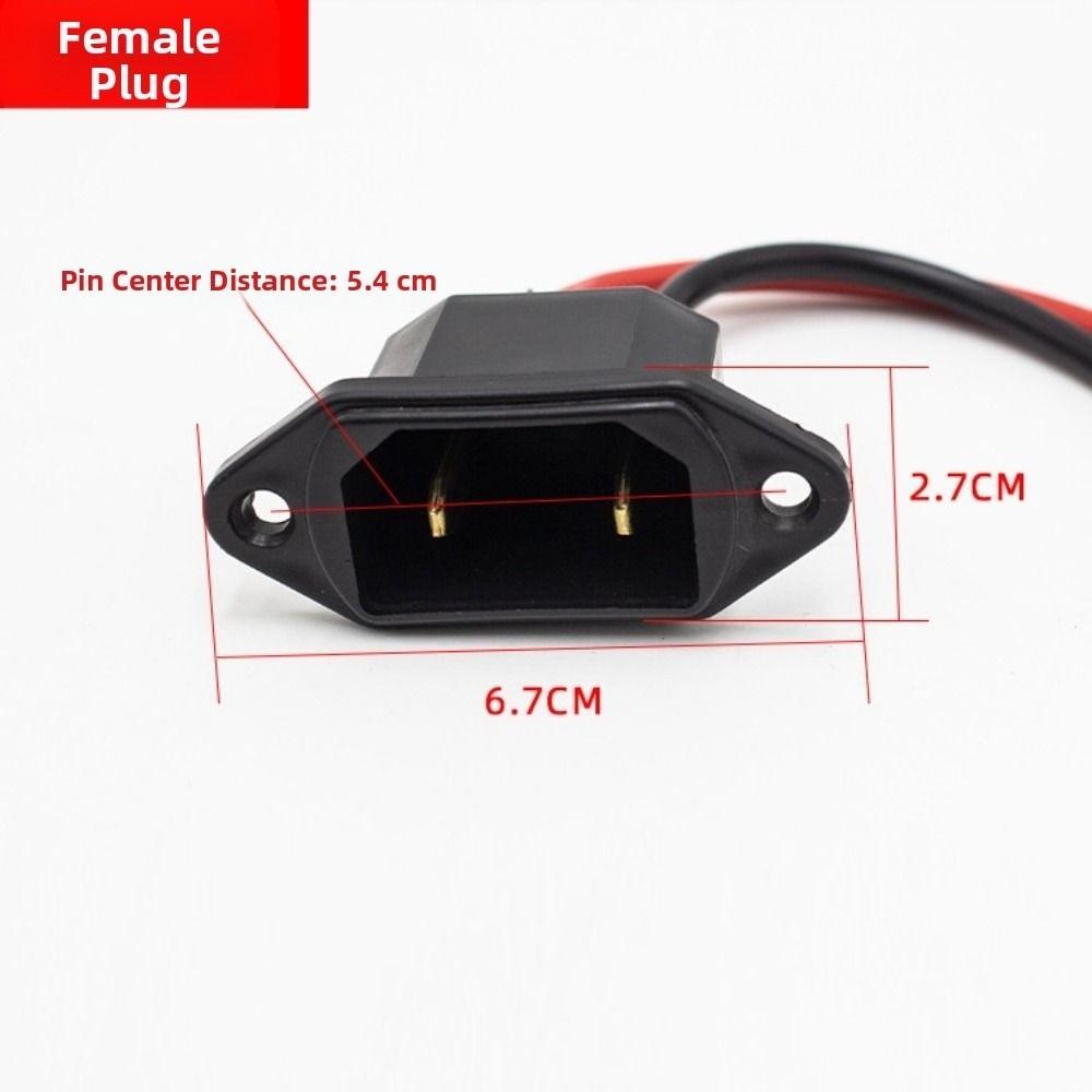 Waterproof Electric Vehicle Scooter Charging Universal Tricycle Battery Charger Plug Accessory