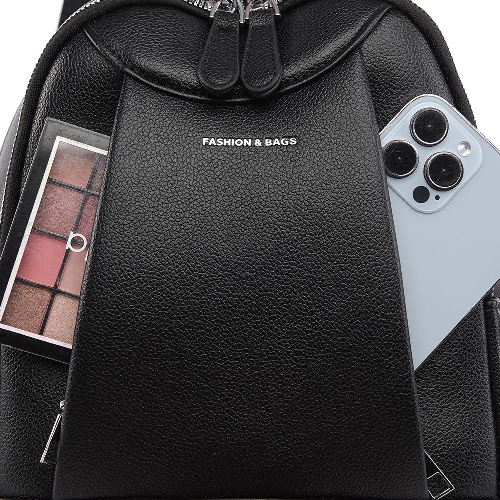 Backpack Women's PU Large Capacity Backpack