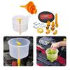 19Pcs Coolant Funnel Set Radiator Filling Cooling System Tool Sturdy with Replaces