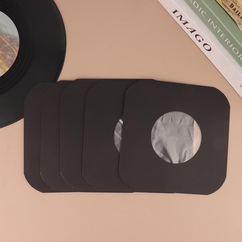 5 шт. 7/10/12-дюймовых конвертов для виниловых пластинок с внутренним пакетом из PO, защитные обложки для альбомов, антистатические крафт-бумажные пакеты для пластинок