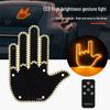 Multifunctional Car Gesture Warning Light with Remote Control