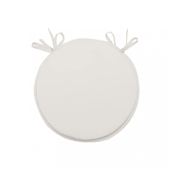 ALIX White 40 Cm Bistro Chair Top, by Soleil D'ocre
