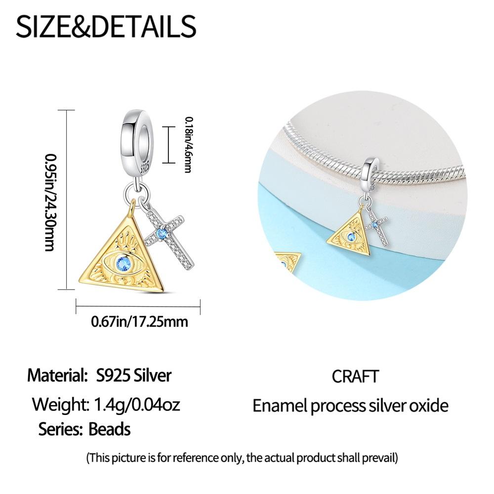 Медный египетский символ амулет кулон анкх глаз Гора шарм подходит для оригинального браслета с шармами женские DIY украшения подарок
