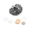 Mini Magnetic Brooch Converter for Clothing and Accessories Invisible Pin Back for Scarves Hijabs Badge Fastener