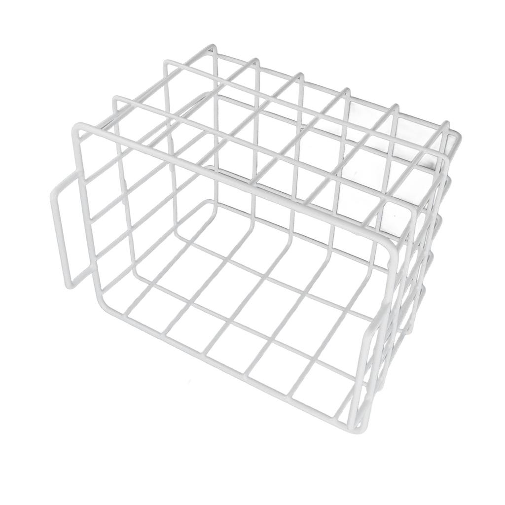 Fridge Freezer Basket Multipurpose Large Capacity Metal Wire Storage Basket for Refrigerator Bathroo
