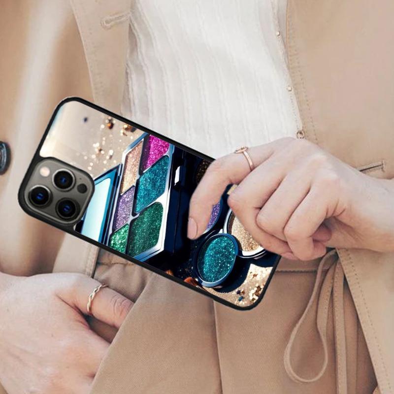 Палетка теней для макияжа Магнитный чехол для телефона ДЛЯ APPLE iPhone 17 Air 16 14 13 12 Pro Max 15 Plus Беспроводная зарядка Чехол MagSafe