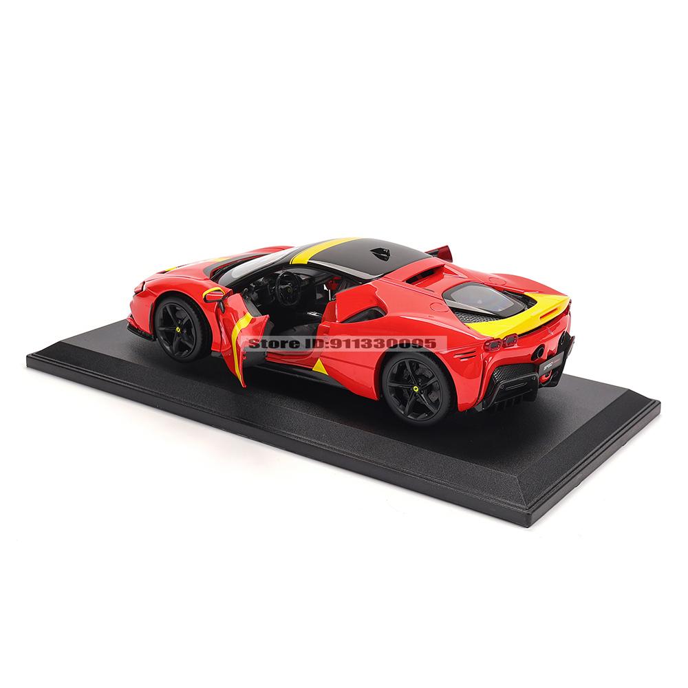 Ббураго 1:18 Ferrari SF90 STRADALE ASSETTO FIORANO №50 гоночная модель симулятор модель автомобиля сплав автомобиль игрушка коллекция