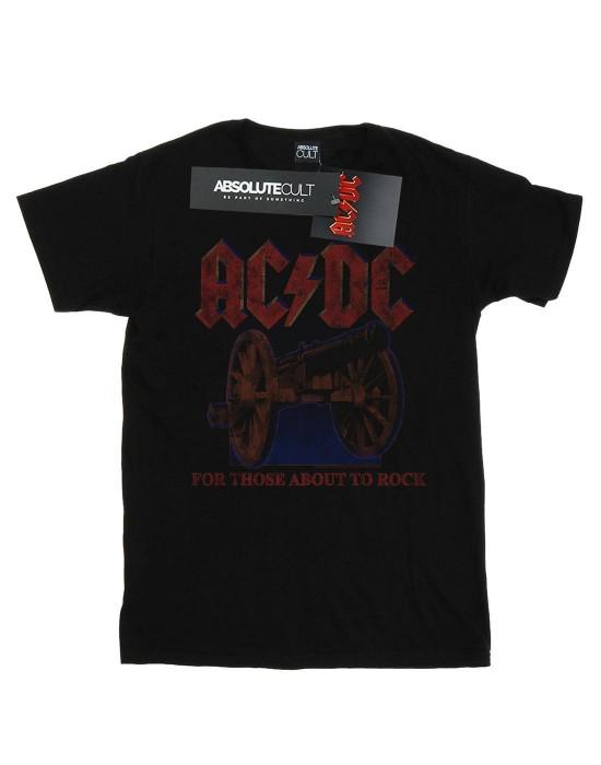 AC/DC Женская/дамская футболка бойфренда Canon Cotton Boyfriend для тех, кто собирается зажигать
