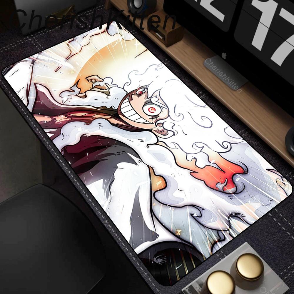 New ONE PIECE 5th Gear Luffy Mouse Pad Oversize Animation Dormitory Computer Rubber Desk Non-slip and Dirt-resistant Table Mat