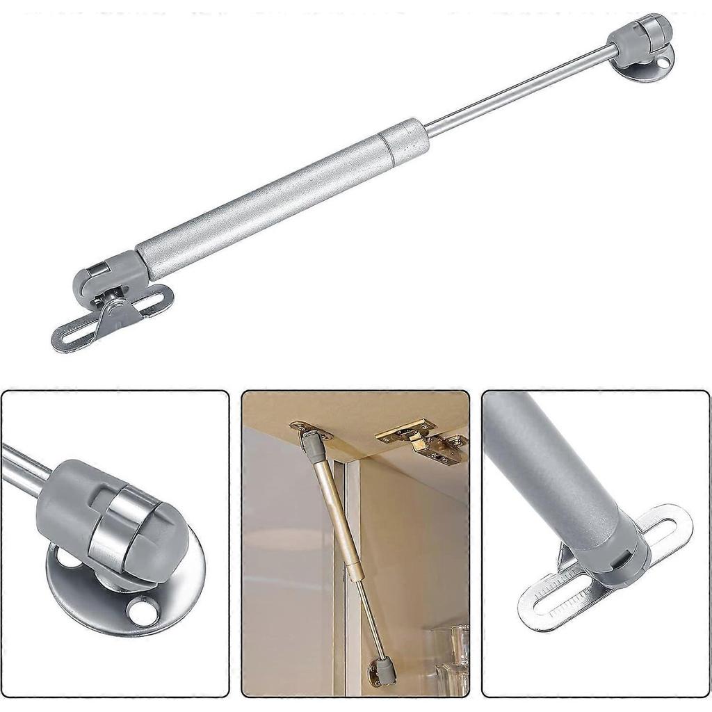 4 Pieces Hydraulic Gas Struts, 100N/10KG Hydraulic Cabinet Struts Spring Gas Shock Absorbers Pneumatic Arm for Kitchen Cabinet Door Lift ZeGoods