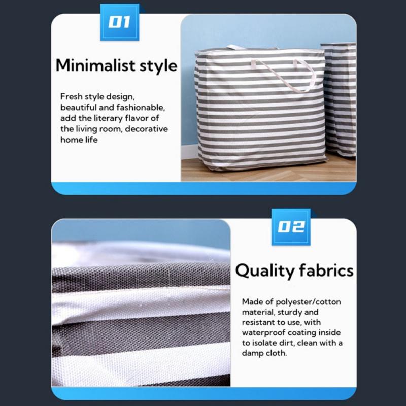 75/100 л Большая складная корзина для белья Водонепроницаемая корзина для грязной одежды с ручкой Складная сумка для хранения одежды и мелочей