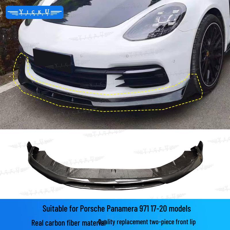 Porsche Panamera 971 Carbon Fiber Body Kit: Front & Rear Lip, Side Skirts, Spoiler, Hood (2017-2023)