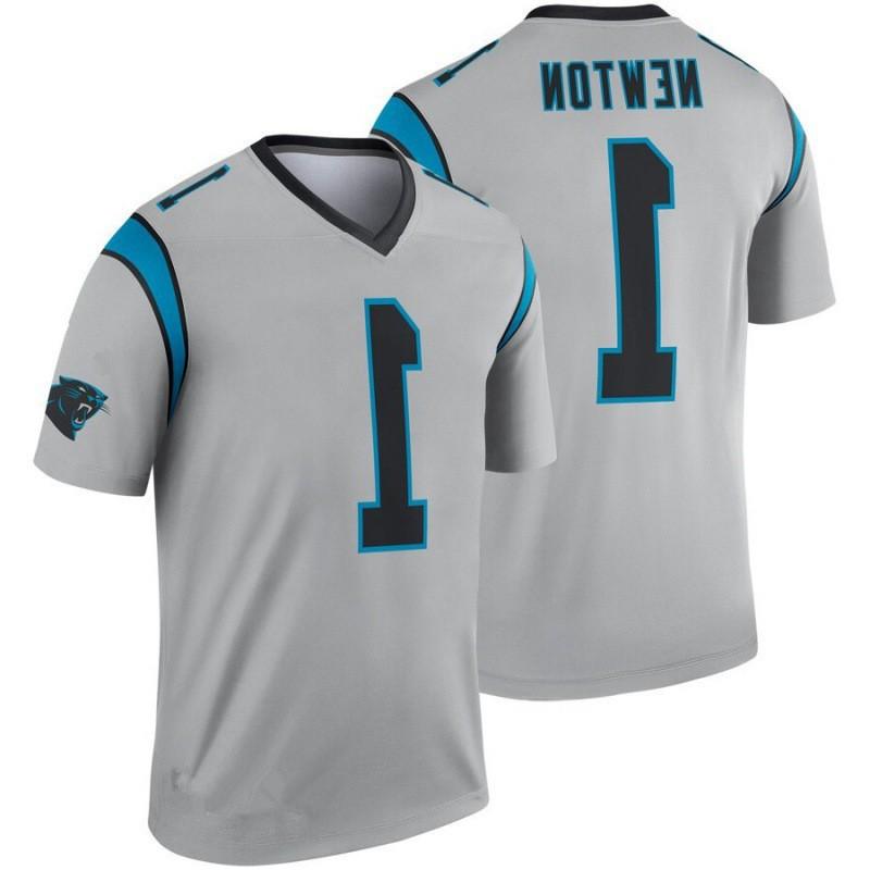 Carolina Panthers Inverted Jersey NFL Football Fan Apparel Mens Cotton Blend Sports T-Shirt