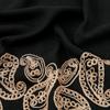 Hot-selling New Fashionable and Elegant Cashew Embroidered Edge Long Scarf Scarf Fashionable Solid Color Bag Head Shawl Women