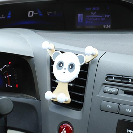 Универсальный милый панда автомобильный гравитационный держатель для мобильного телефона с вентиляционным отверстием кронштейн подставка