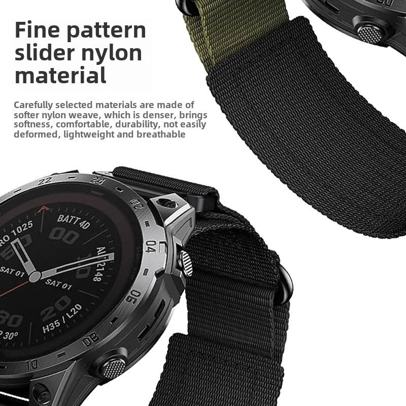 22 мм 26 мм Быстросъемный нейлоновый ремешок для Garmin Fenix 8 7 7X 6X Pro/Epix Pro Gen 2 51 мм 47 мм/Fenix6 5Plus 5XPlus Плетеный ремешок для часов