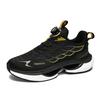 Hot Selling Men's Casual Shoes Shockproof Comfortable Real Explosion Breathable Technology Rotating Button Trend Sports Shoes