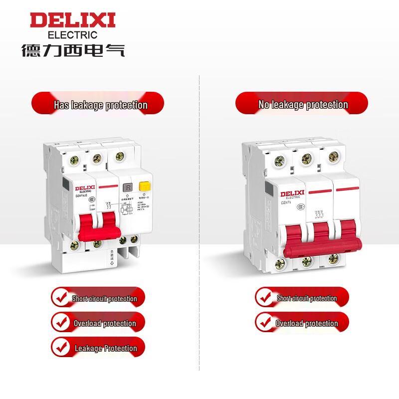 Delixi DZ47sLE Miniature Residual Current Circuit Breaker