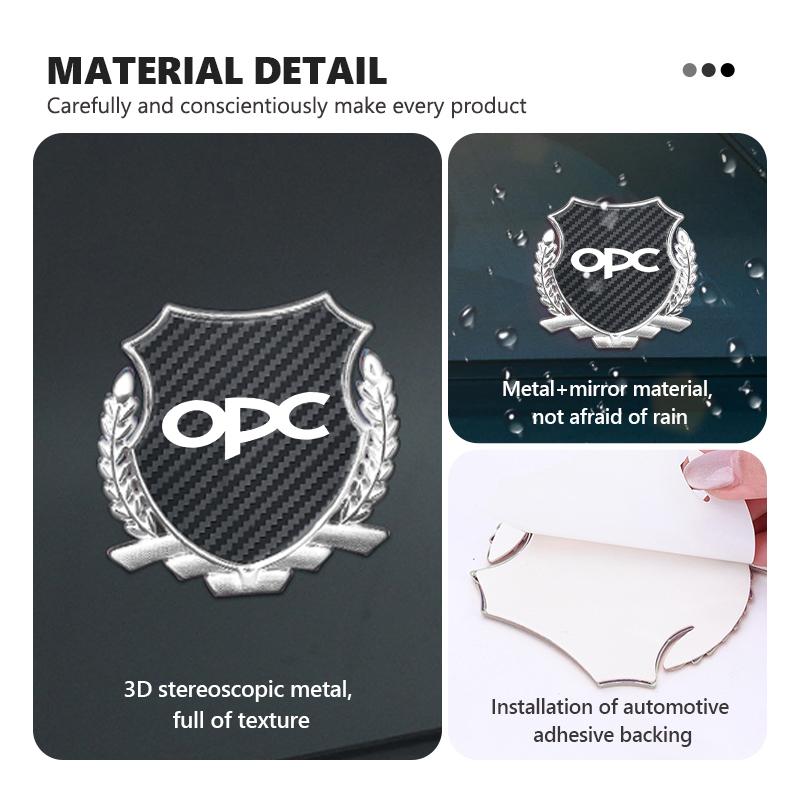 AAHK1 3D Metal Wheat Ears Car Body Decoration Sticker Badge Emblem For Opel Mokka Astra H K J G Corsa D E Vectra C B Insignia