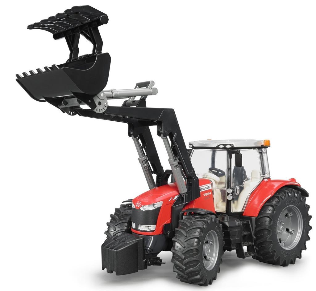 Bruder Massey Ferguson 7600 с фронтальной загрузкой