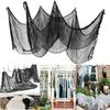 5pcs Halloween Black Gauze Horror Haunted Houses Decor Black Creepy Cloth Party Home Doorway Wall Gauze Terror Scene Props